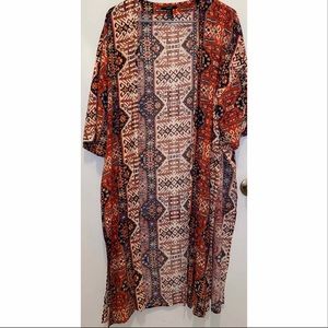 Aztec Design Kimono